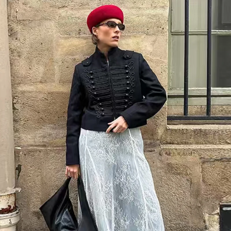 Blouses et vestes pour femmes, nouvelle collection printemps 2026, style rétro britannique unique, élégantes, chics et chaudes, pour jeunes, streetwear et voyage