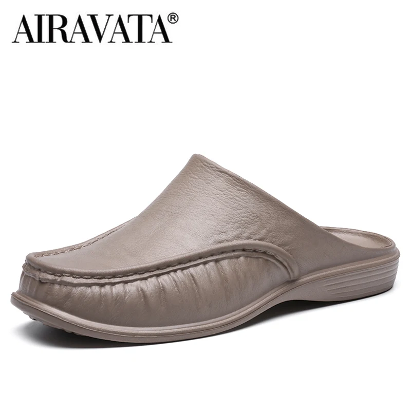 شباشب EVA للرجال سهلة الارتداء أحذية مسطحة صنادل ش...