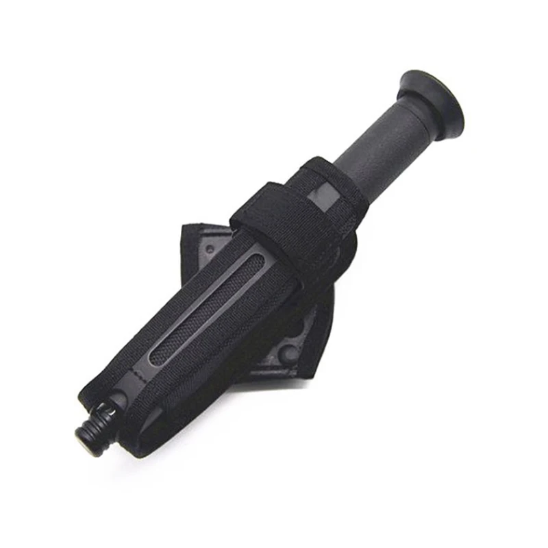 

Universal 360 Degree Rotation Expandable Baton Holder Stick Holster Tactical Molle Nylon Holster Duty Belt Carry Case