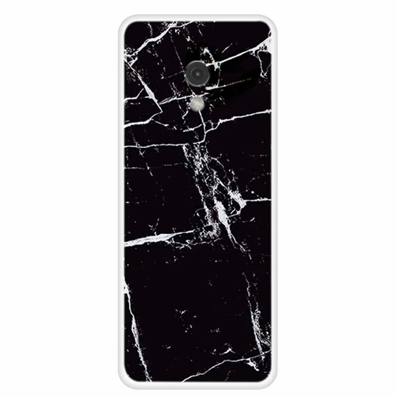Marble Painted Clear TPU Back Cover - Protective Clear Shell
