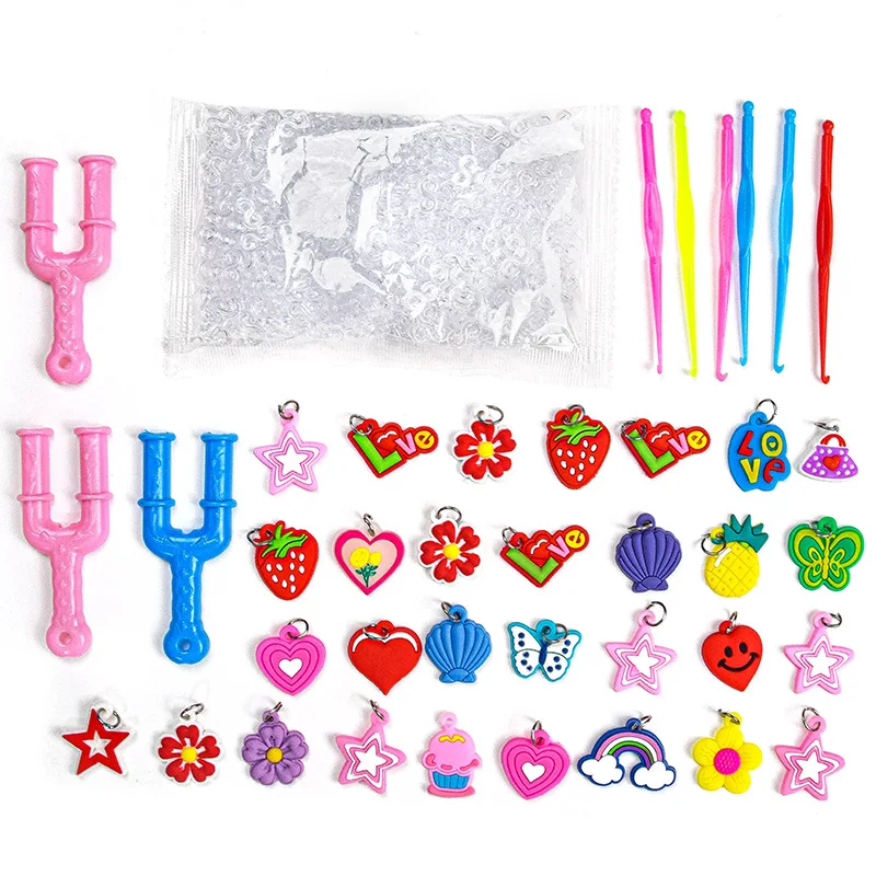 DIY Rainbow Rubber Bands Loom Kit