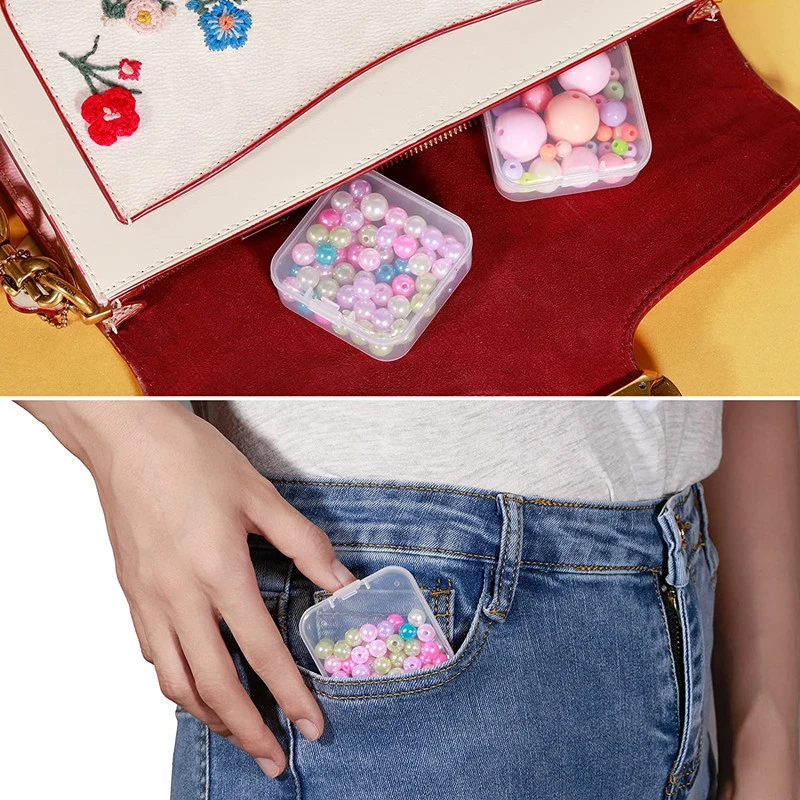 Beads Storage Box Diy Material Hand-stringed Loose Beads Jewelry Ring Box  Drawer Transparent Nail Art Decoration Storage Box - Storage Boxes & Bins -  AliExpress