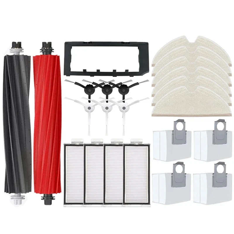 

Main Side Brush Hepa Filter Mop Dust Bag For Roborock Q8 Max Q8 Max+ Q5 Pro Q5 Pro+ Spare Parts