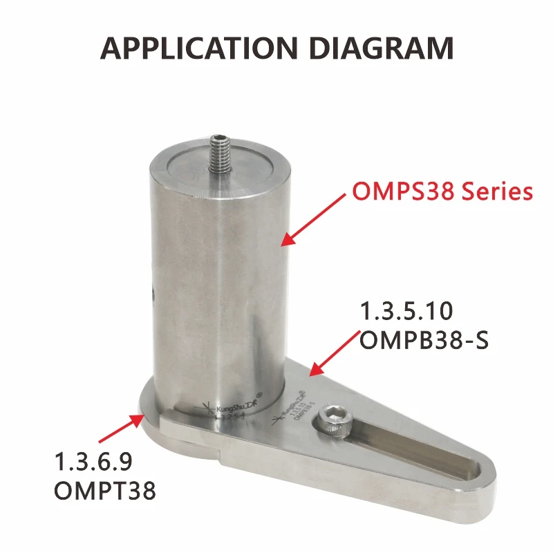 OMPS38 시리즈 38mm 스테인리스 스틸 광학 포스트, M6 태핑 구멍, 자유 공간 적용, 연구실