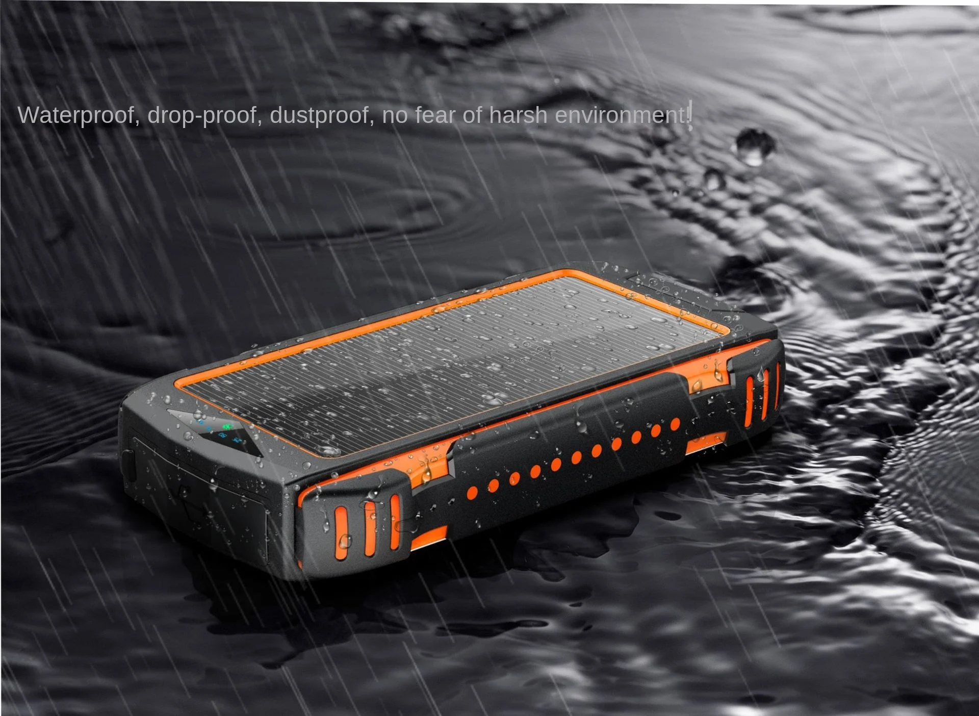 Solar Power Bank 20000mAh USB Fast Charging Detachable Independent