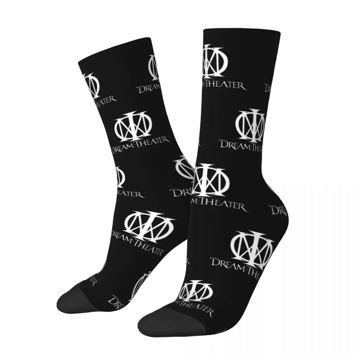 

Autumn Winter Hip-hop Unisex Rock Music Band Heavy Metal Socks Dream Theater Sweat Absorbing Basketball Socks