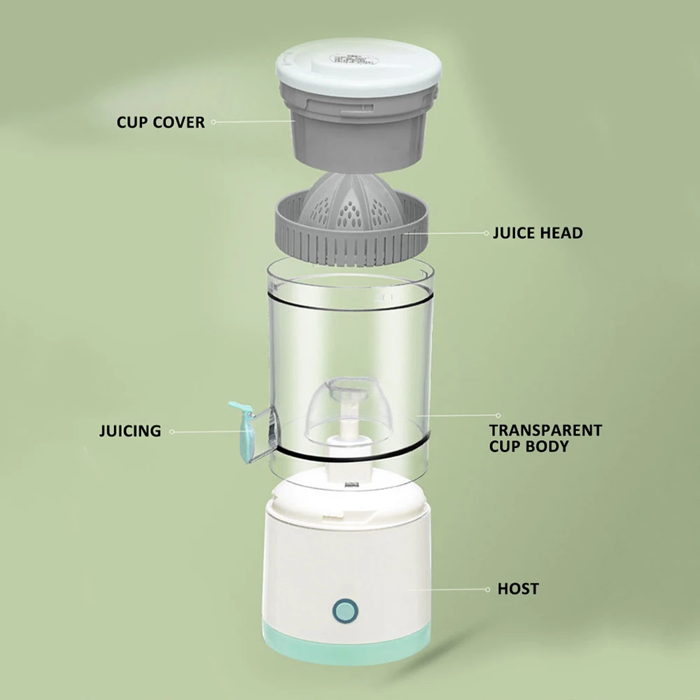 Machine à jus domestique multifonctionnelle sans fil, portable, USB, aste, orange Ju479, mini tasse électrique, 45W - Sfd39f03eee2e4660bdf87a2a53292103J