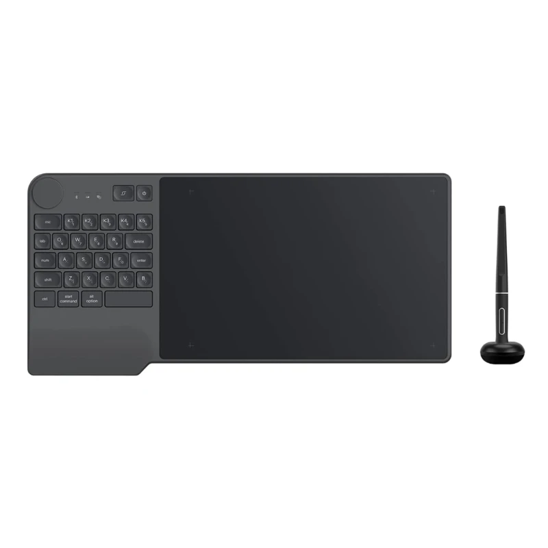 

T8WC KD200 Wireless5.0 Drawing Tablets Keyboard and Dial Controller with Touchpad for Digital Drawing