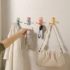 Creative cartoon multifunctional hook bathroom kitchen student dormitory traceless punch-free sticky hooks 2