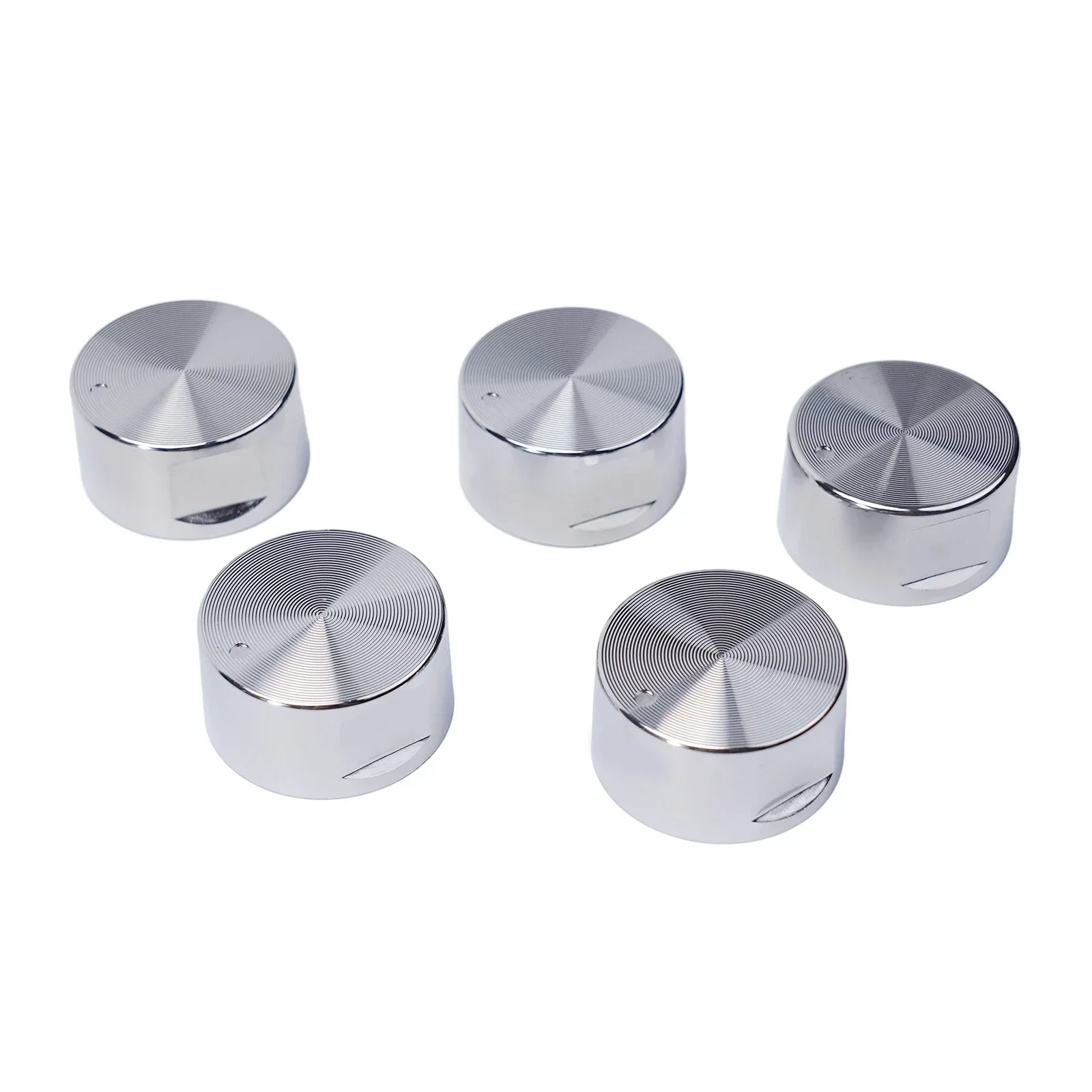 5pcs Aluminum Alloy Round Knob Gas Stove Handle Gas Stove Rotary Switches For Kitchen Accessories 6mm