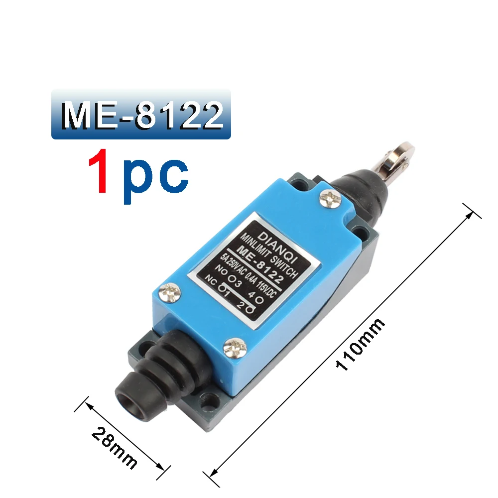 Enhanced Industrial Machine Limit Switch with Self-Reset Rotary Roller Lever - Sealed NO NC Configuration