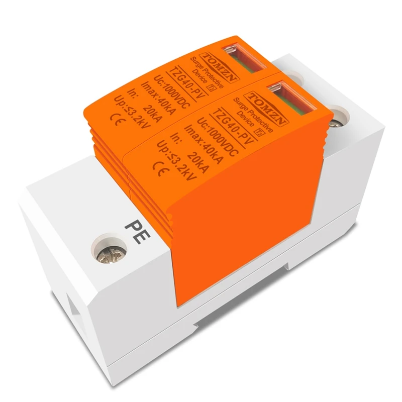 Tomzn 1Pc Spd Dc 1000V 20Ka-40Ka Dispositivo Di Protezione Contro Le Sovratensioni Per La Casa Dispositivo Di Protezione Contro Le Sovratensioni A Bas