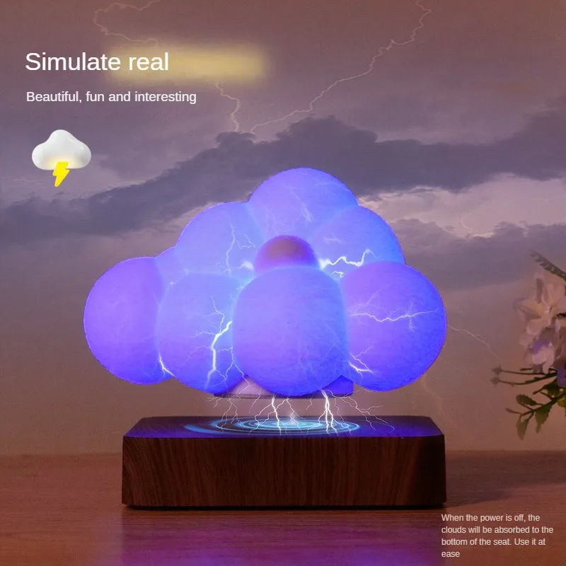 Novelty Night Light Magnetic Levitation Cloud Lamp Creativity ...