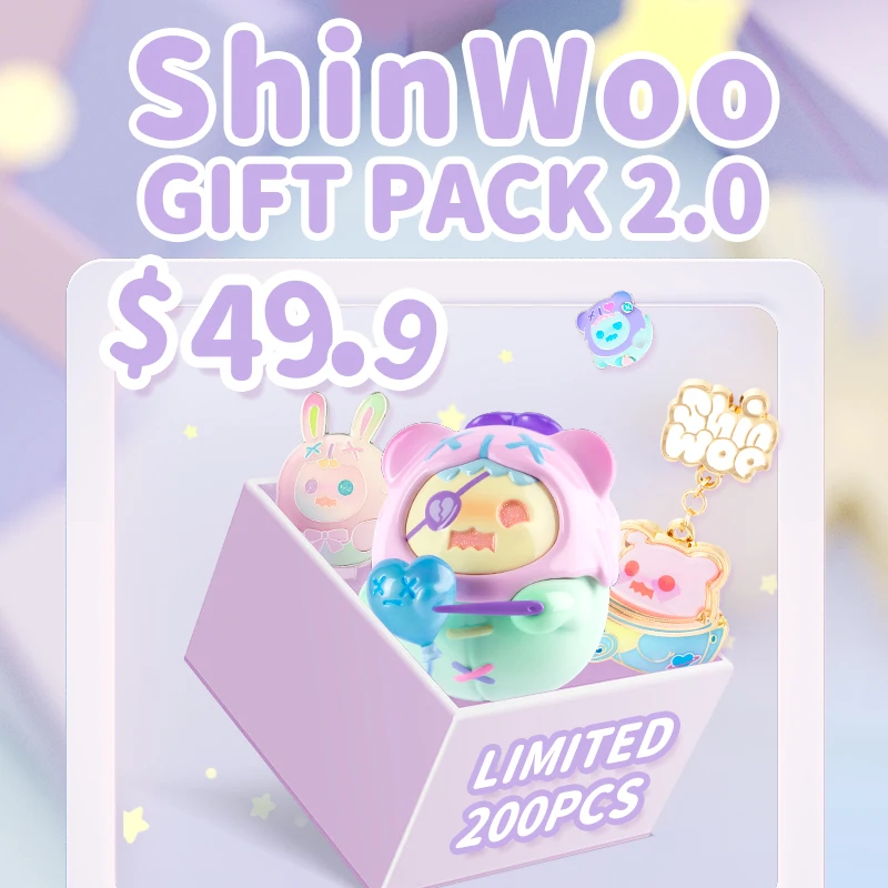 Trovare Unicorn Shinwoo Gift Pack 2.0 Blind Box Action Figures Da Collezione Lucky Bag Mystery Box Gifts Toys Ghost Bear Accessory