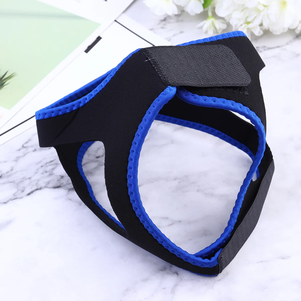 

Chin Strap Snoring Solution Snoring Device Aid For Men ( Black and Blue )