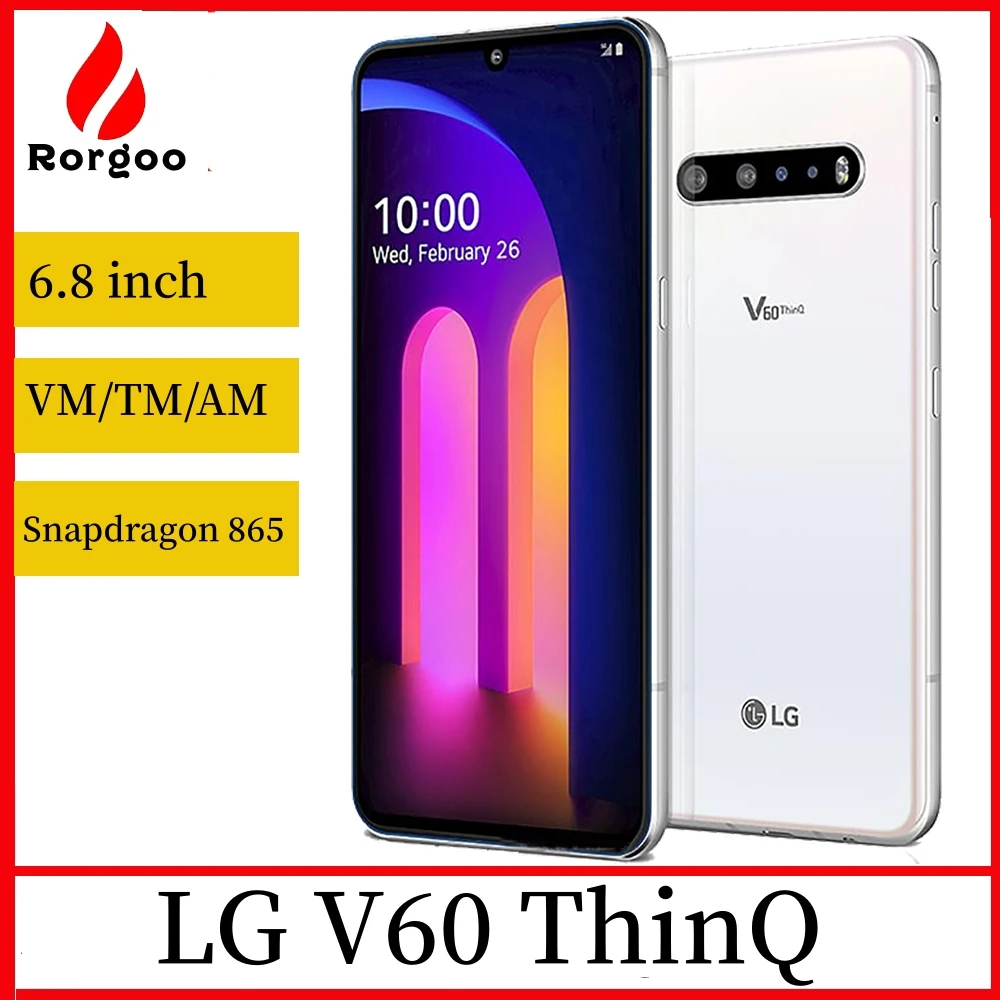 LG V60 ThinQ 5G LM-V600AM V600TM V600VM 128GB Unlocked Smartphone - New Sealed E - Foto 2