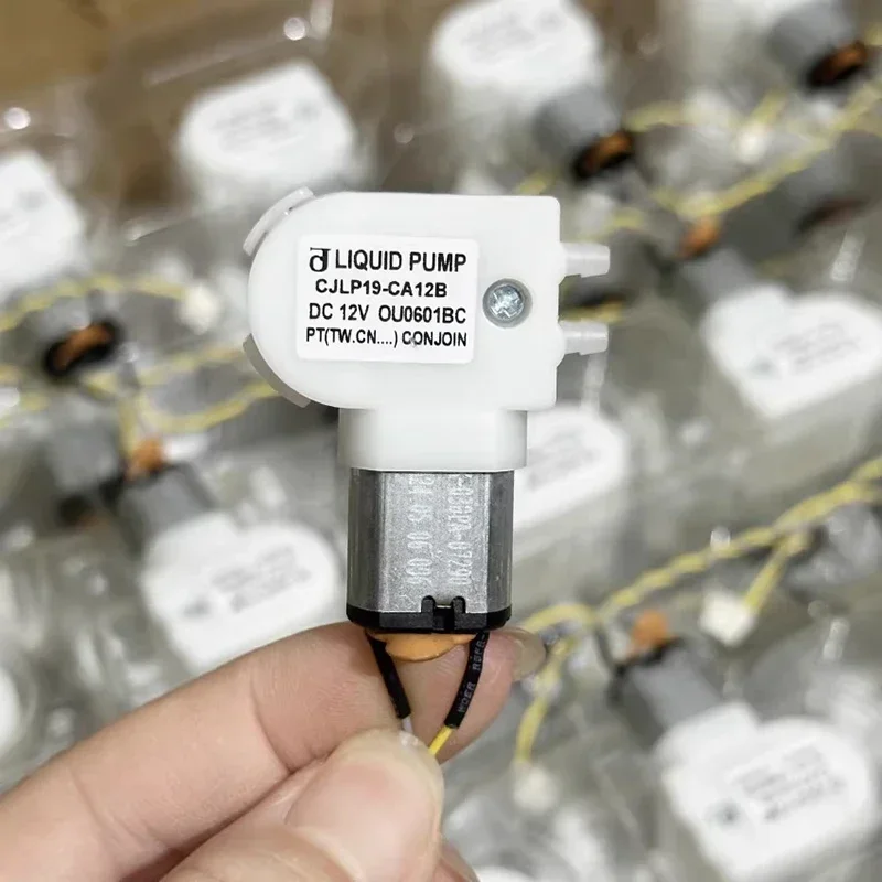 1PC ONJOIN CJLP19-CA12B 미니 연동 펌프 DC6V-12V 16ml/min 물용 자체 프라이밍 흡입 기능이 있는 마이크로 소형 유량 액체 펌프