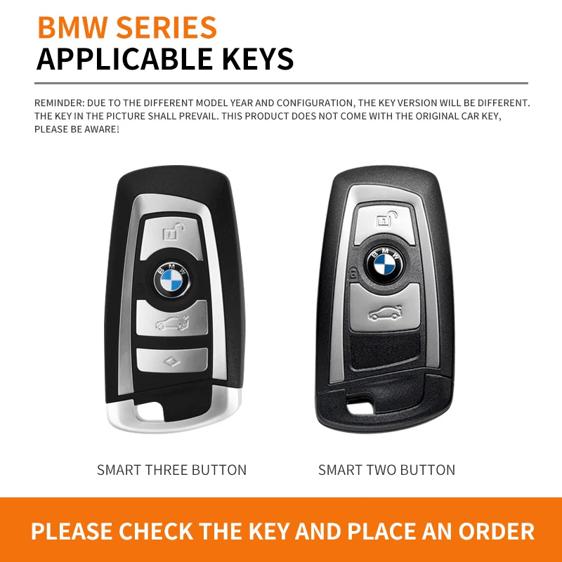 아연 합금 자동차 키 케이스 커버 패션 BMW 1 3 5 7 시리즈 X1 X3 X4 X5 X6 F10 F20 F30 F34 F11 F15 F16 F25 F31 M3 M4 E34