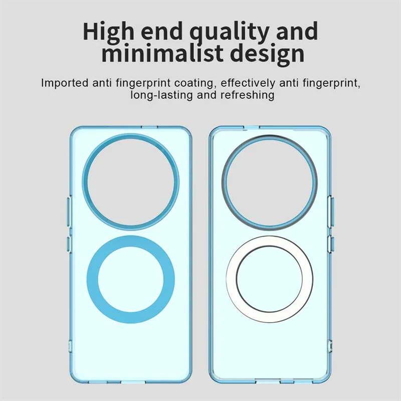 Magnetic Matte Translucent Armor Shockproof Case with MagSafe Wireless Charging Compatibility