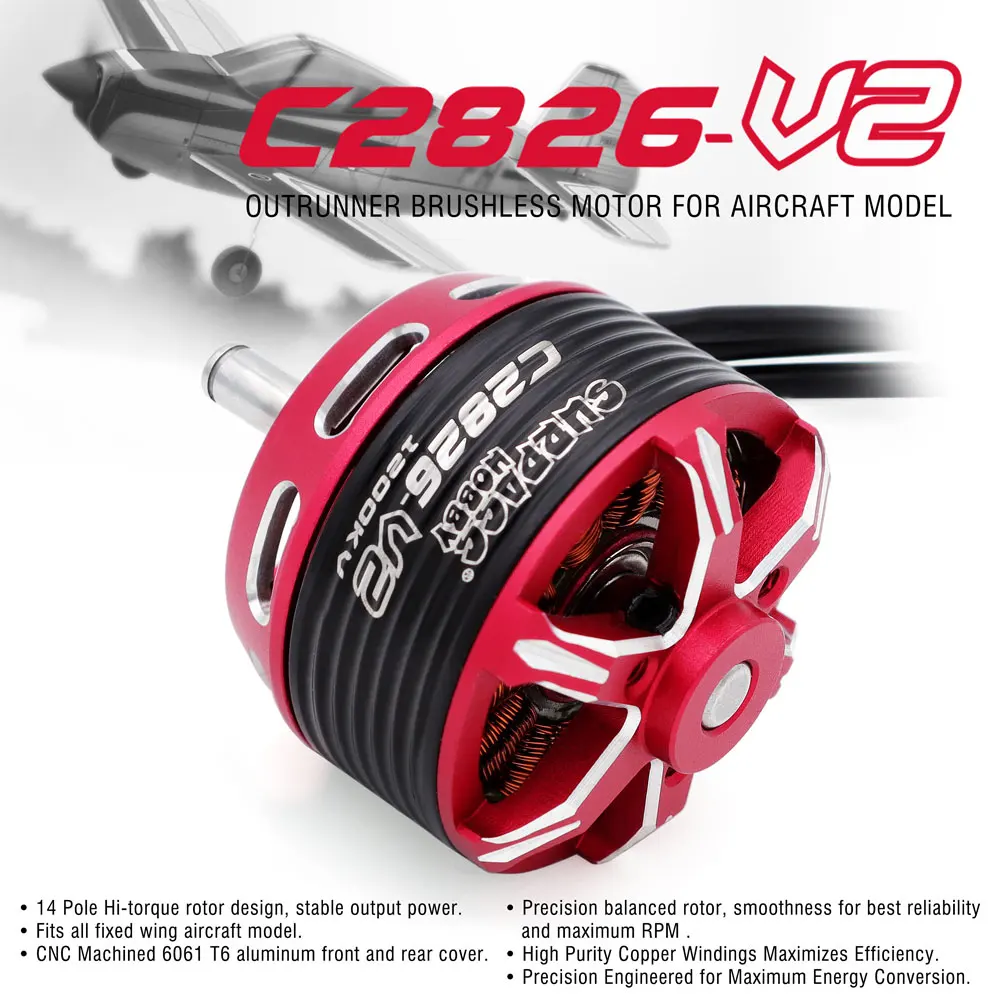 SURPASS HOBBY Brushless Motor 2-5S for RC Aircraft Plane Multicopter