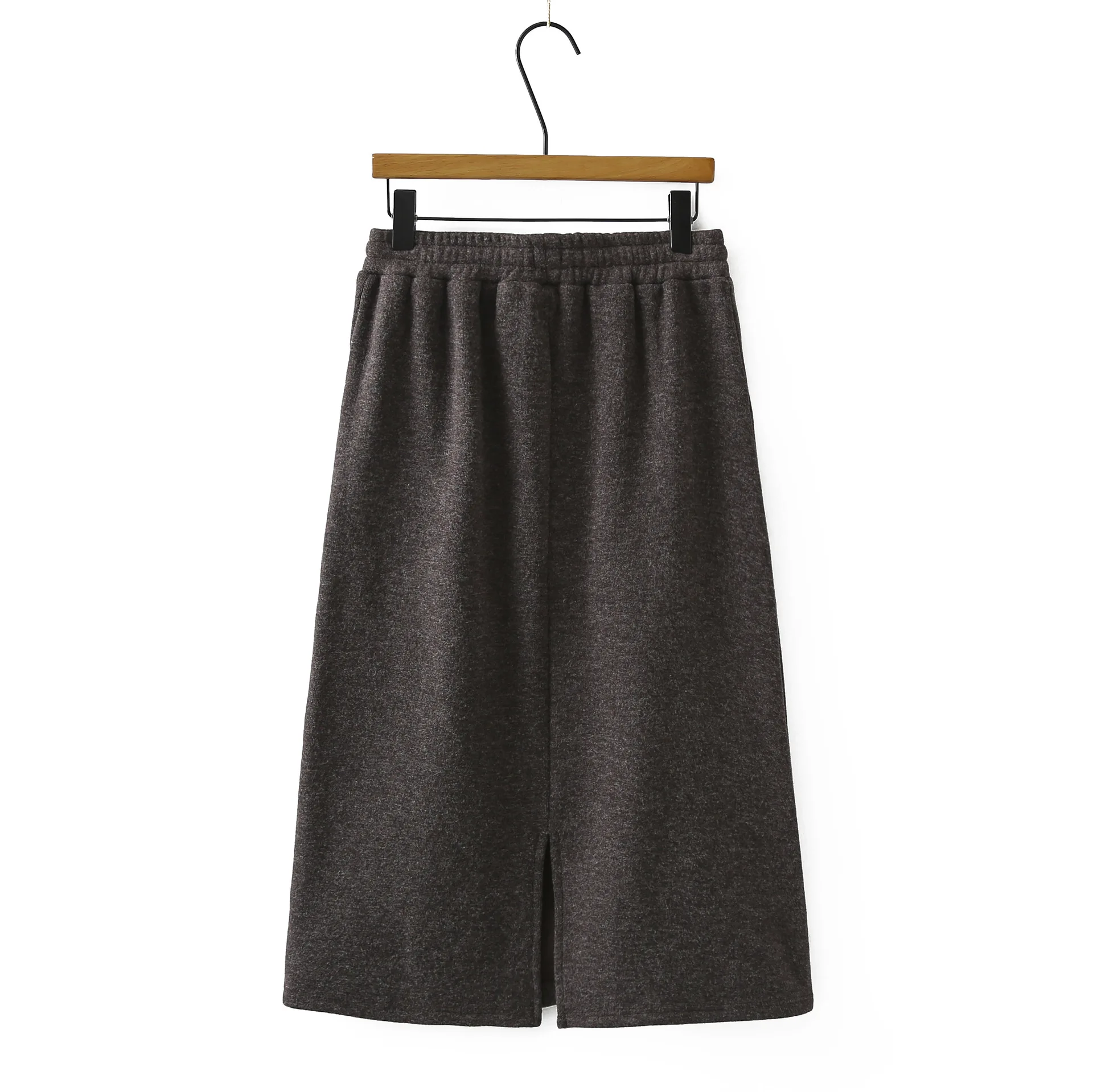 XXXXL Fashion Plus Size Women's Skirts Casual Fleece And Thickened Woolen Skirt Autumn And Winter 8606