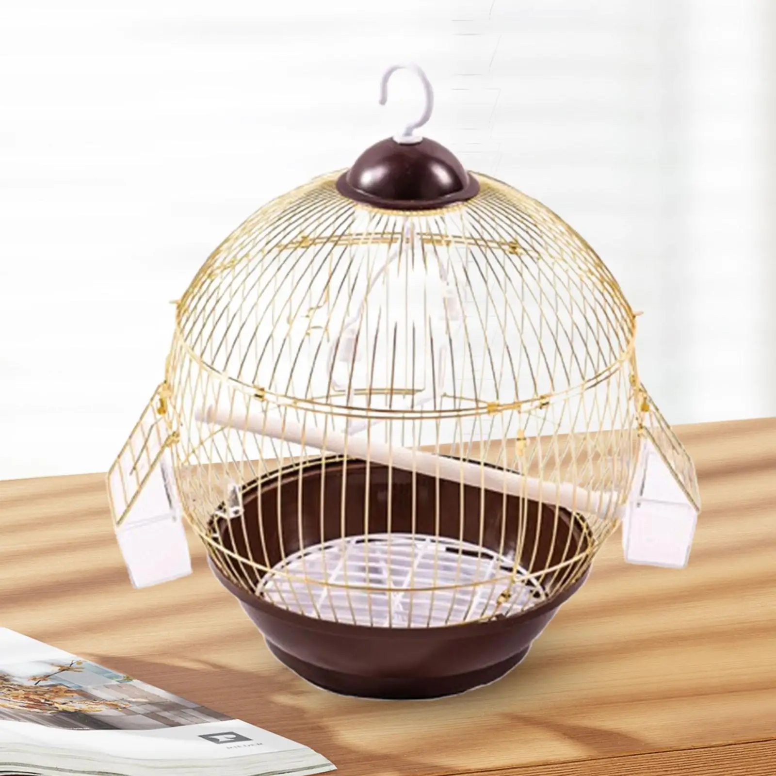 Birdcage with Food Bowl Hanging Indoor Accessories Stand Cage Hanging Cage for Parrot Small Birds Cockatiels Canary Cockatoos Birdcage with Food Bowl Hanging Indoor Accessories Stand Cage Hanging Cage for Parrot Small Birds Cockatiels Canary Cockatoos