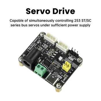 La scheda driver servo bus seriale integra l'alimentazione servo e il servocontroller per robot serie ST/SC Raspberry Pi