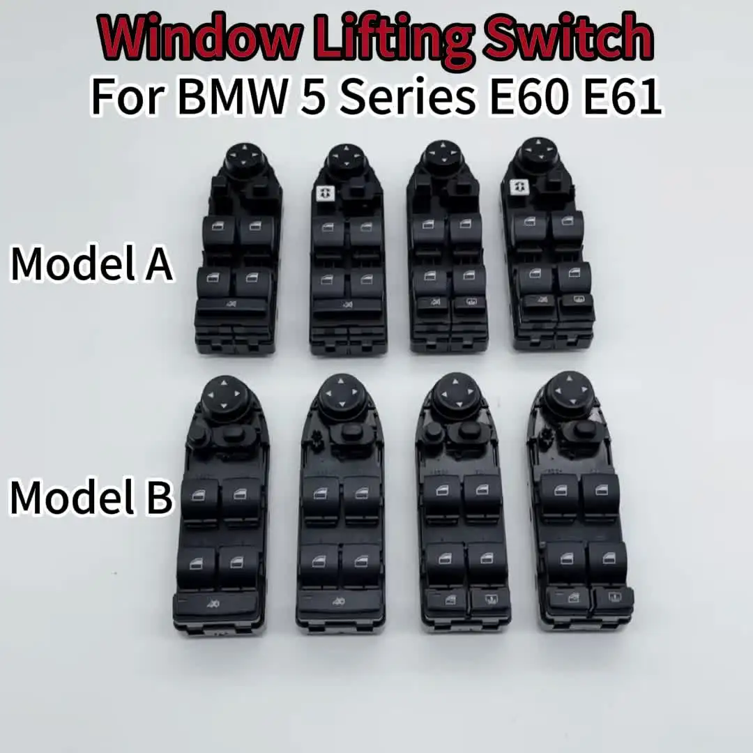 Interruptor De Ventana Eléctrica Frontal Para BMW 5 F10, 6 F06, X3 F25 Y Más | 61319241955, Genérico