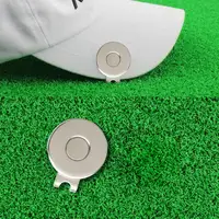 Golf Hat Clip Anti-rust Golf Tool Zinc Alloy Golf Cap Clip	Golf Ball Marker	Magnetic Golf Mark Hat Clip For Golf Sport 1