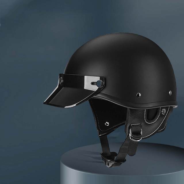 Motorcycle Helmet Removable Sun Visor Comfortable Motorcycle Half Helmet