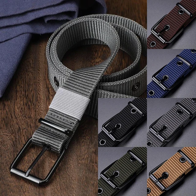 Men Belts Fashion Casual studded Belts Canvas Nylon Webbing Tactical Belt High Quality Sports Strap waistband BF01 Men Belts Fashion Casual studded Belts Canvas Nylon Webbing Tactical Belt High Quality Sports Strap waistband BF01