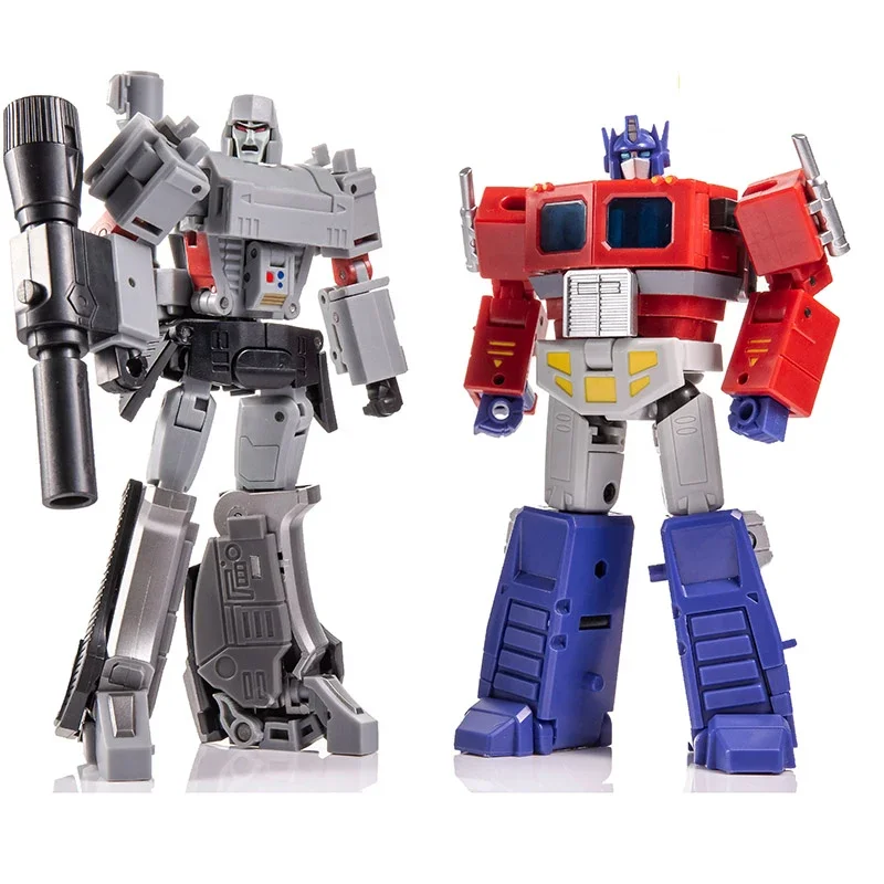 Jinbao Transformation Toy 12Cm Mini Optimus Prime Con Rimorchio Nemesis Prime Megatron Con Action Figure Di Cannone