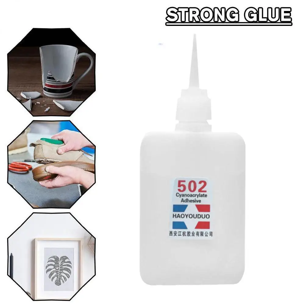 

502 40ML Bottles Instant Super Strong Glue DIY Liquid Jewelry Toy Shoes Paper Wood Plastic Quick Drying Transparent Adhesive