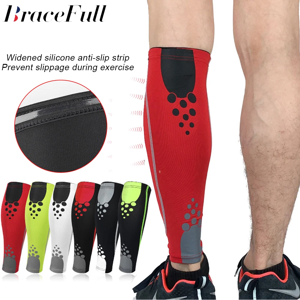 

1Pcs Sport Compression Calf Sleeves Leg Compression Sock Runners Shin Splint Varicose Vein Calf Pain Relief Calf Guards Running