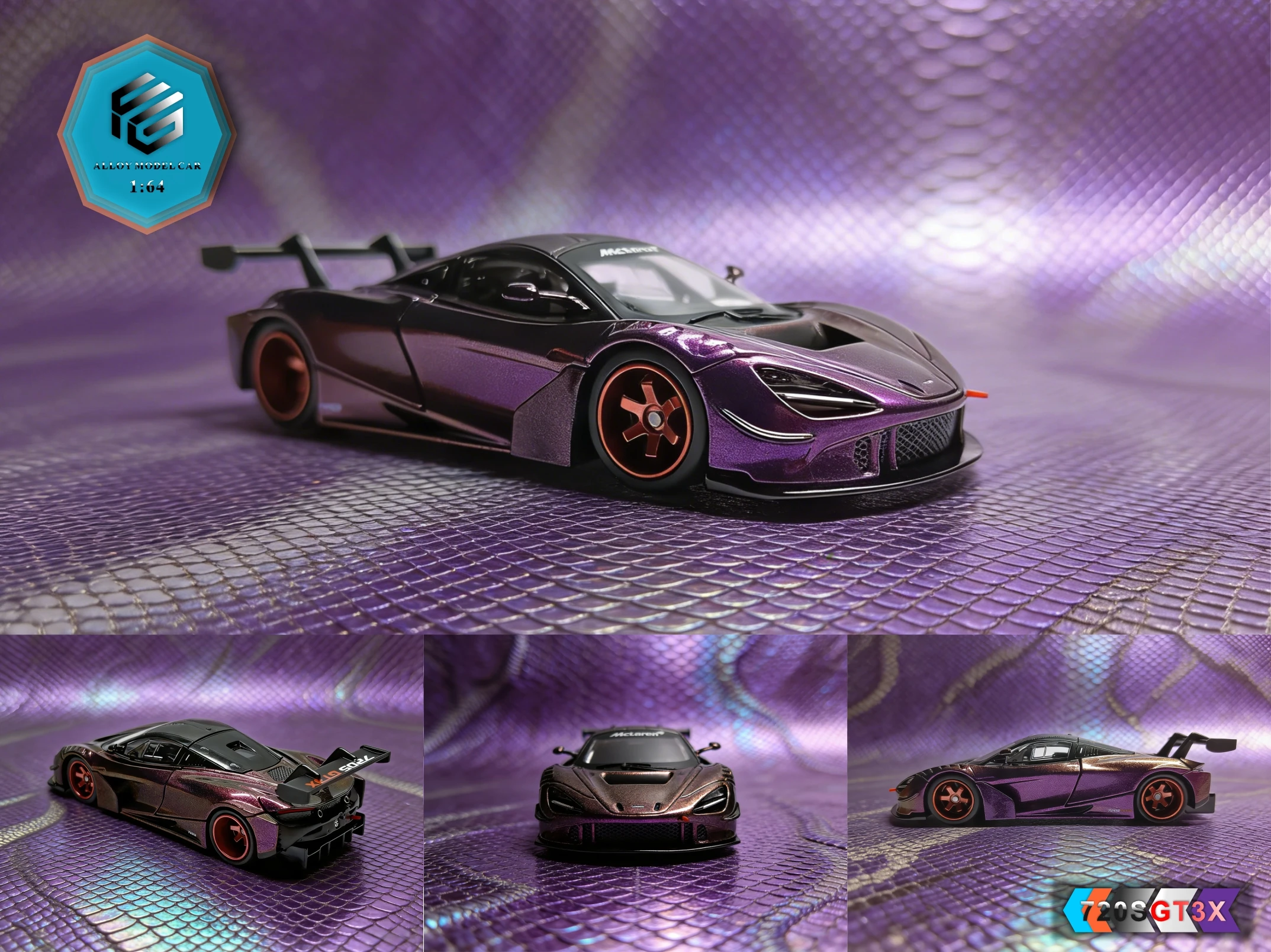 FG 1/64 Adult Collection Alloy Car RWB930 ML720S ML750S (Including Display Box) image 24
