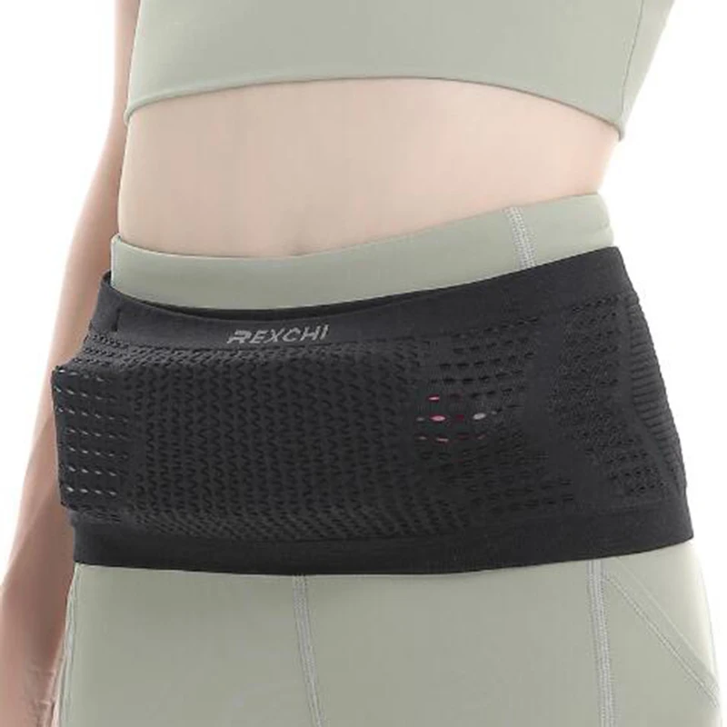 Seamless Invisible Running Waist Belt Bag Unisex Sports Fanny Pack Mobile Phone Bag Gym Running Fitness Jogging Run Cycling Bag