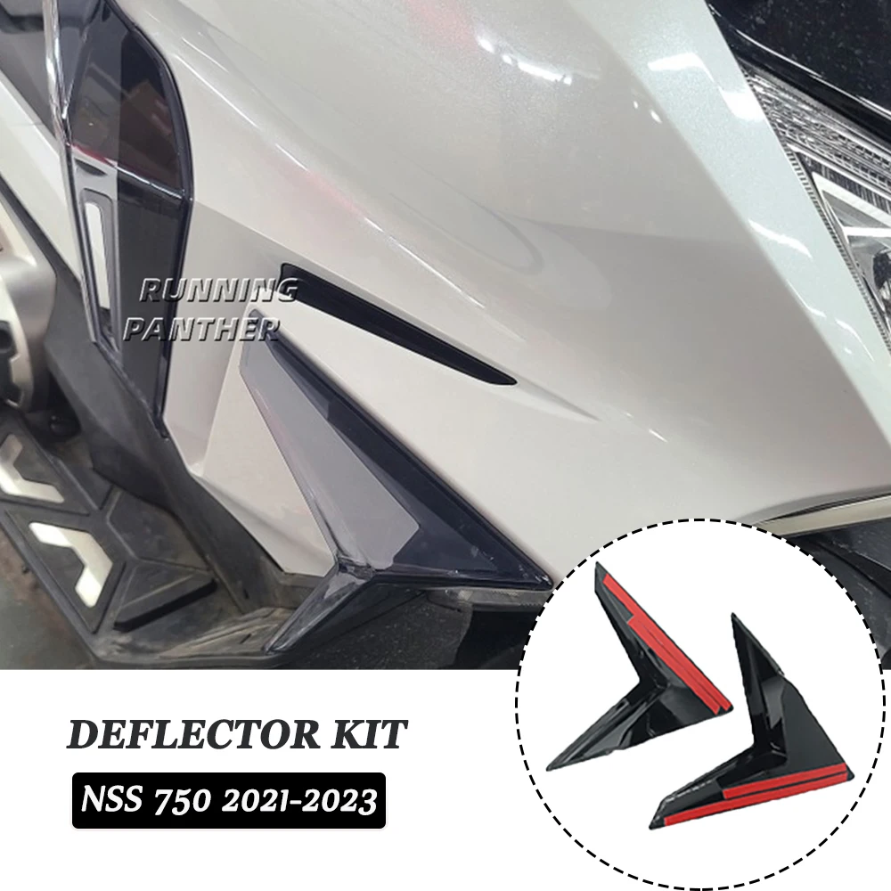 Nuovo Kit Deflettore Aria Moto Nss750 Nero Adatto Per Honda Nss 750 2021 2022 Spoiler Add-On Spoiler Side
