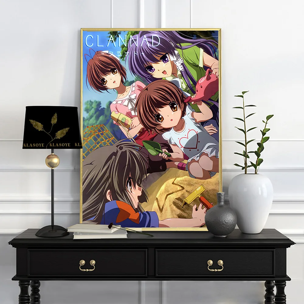 Clannad Classic Japanese Anime Art Print Poster Manga Cartoon Canvas  Painting Home Wall Decor Stickers - AliExpress