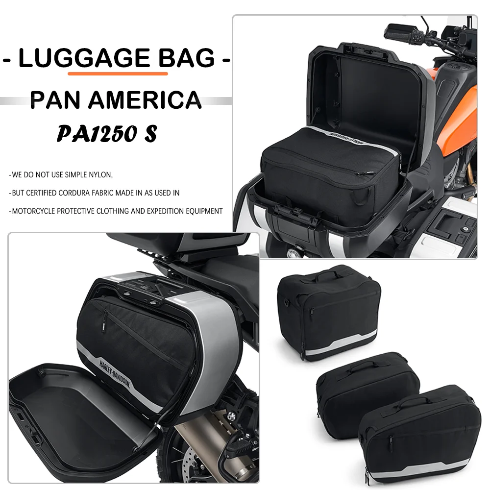 Pan America 1250 Accessories Motorcycle Box Inner Bags Kits For Harley