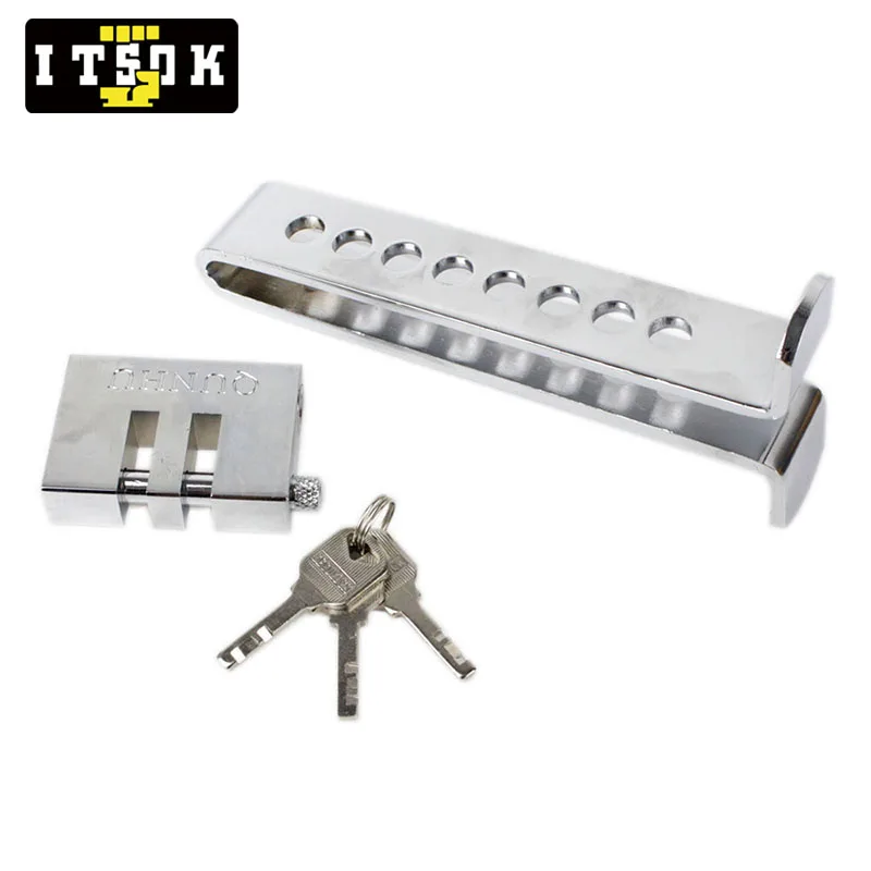 Car Clutch Lock Universal 8/9 Holes Anti-theft Lock Steering Wheel Clutch Brake Brake Throttle Pedal