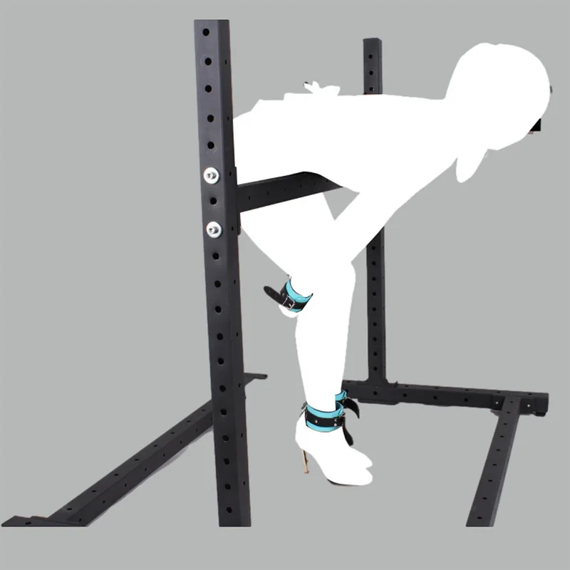 SM female bondage rack, fun furniture, adult sex supplies tools, restraint rack tools, forced leg separation device