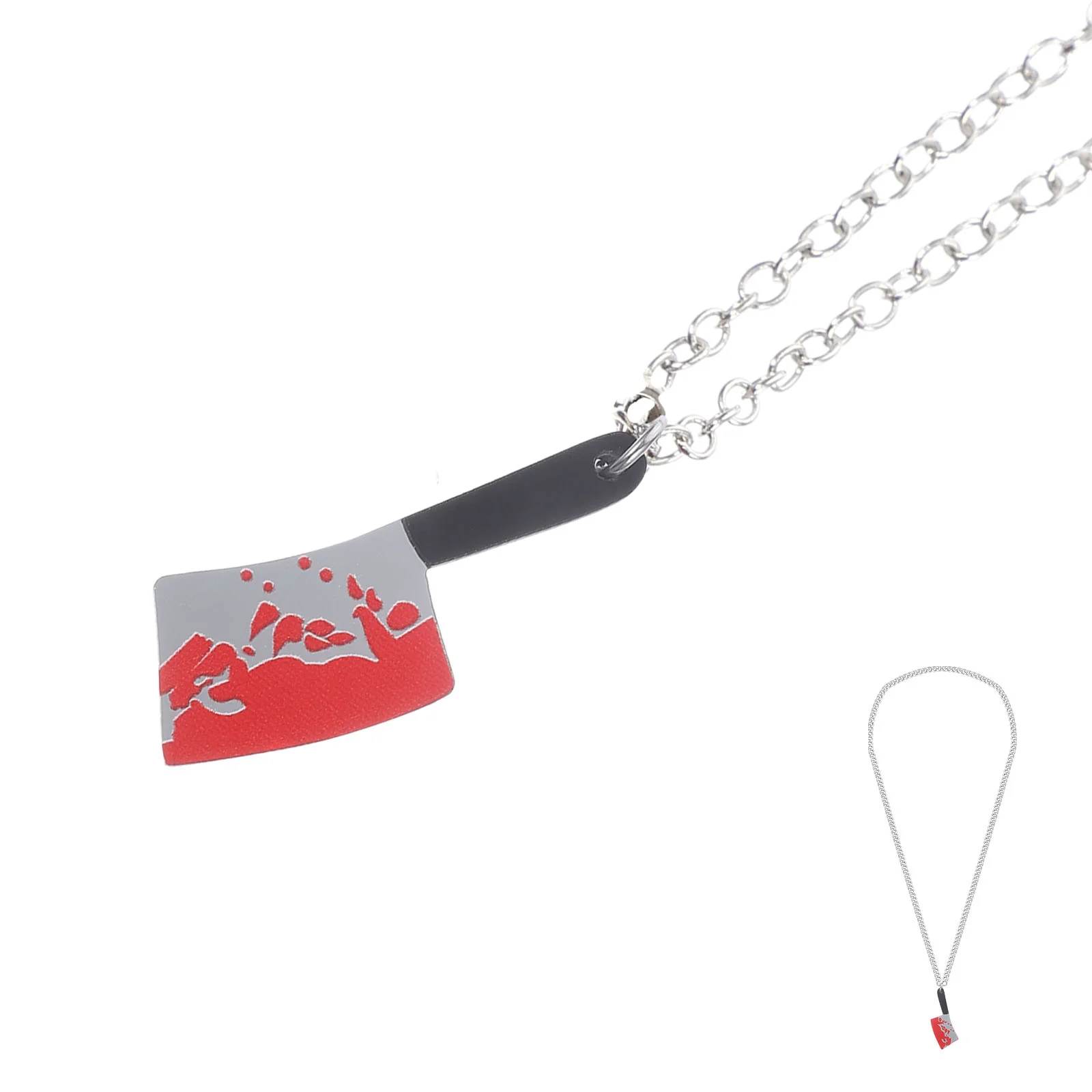 

Clavicle Accessory Goth Necklaces Chic Sweater Chain Creative Cool Punk Jewelry Gothic for Men