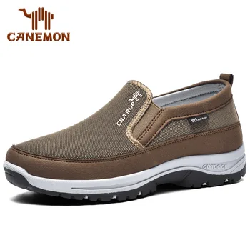 Cross border plus size casual sports shoes, men's mesh breathable walking shoes, foreign trade one foot lazy shoes