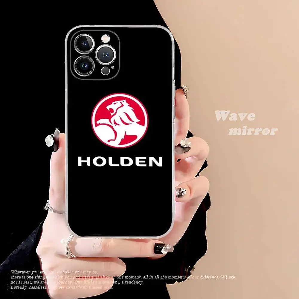 Sleek Transparent Car Emblem Phone Case