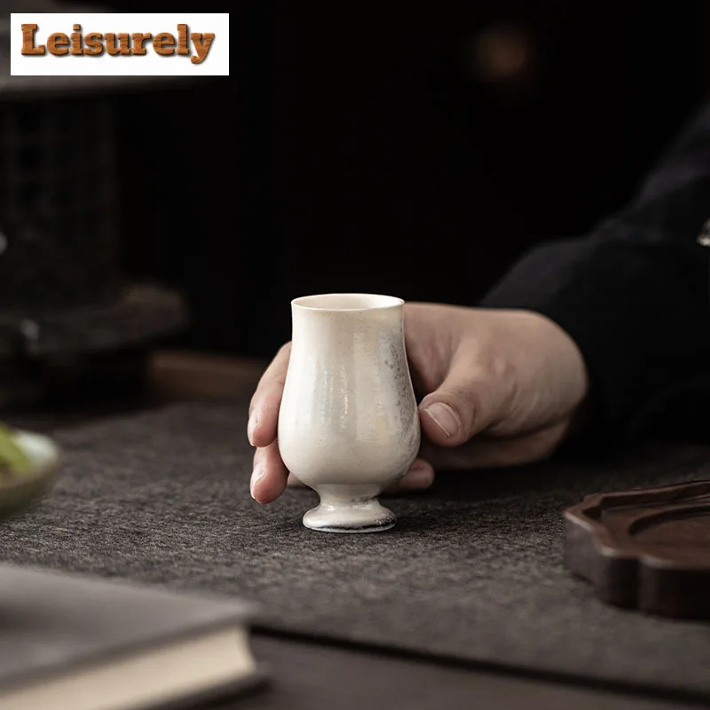 30ml Ink Painting Teacup Traditional Tea Bowl Tea Cup Set Tea-tasting Meditation Cup Jianzhan Master Cups Teaset Accessories