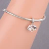 FC Jewelry Fit Original Charm Bracelet  925 Sterling Silver Infintiy Heart Black Horse Bead For Making Mother's Day Berloque DIY 5