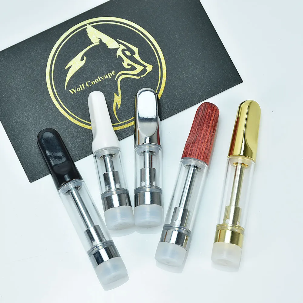 

10pcs wolfcoolvape rba 11mm tank 0.5ml/1.0ml vape Atomizer 510 thread fit 510 thread mod