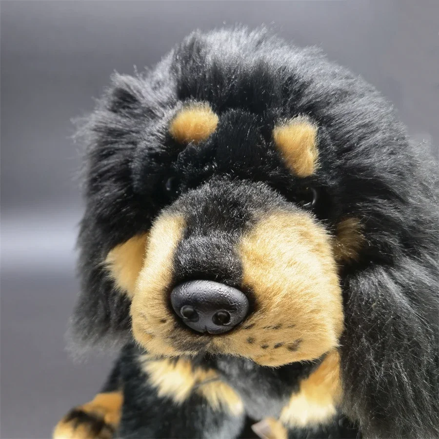 Tibetan Mastiff High Fidelity Anime Cute Plushie Dog Plush Toys Lifelike Animals Simulation Stuffed Doll Kawai Toy Gifts For Kid 4