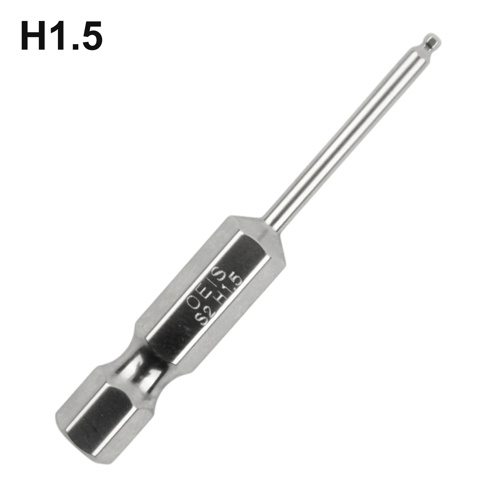 

50mm Ball End Hex Screwdriver Bit Electroplating Long Magnetic Driver Bit H1.5 H2.5 H3 H4 H5 H6 H8 H10 Power Tool