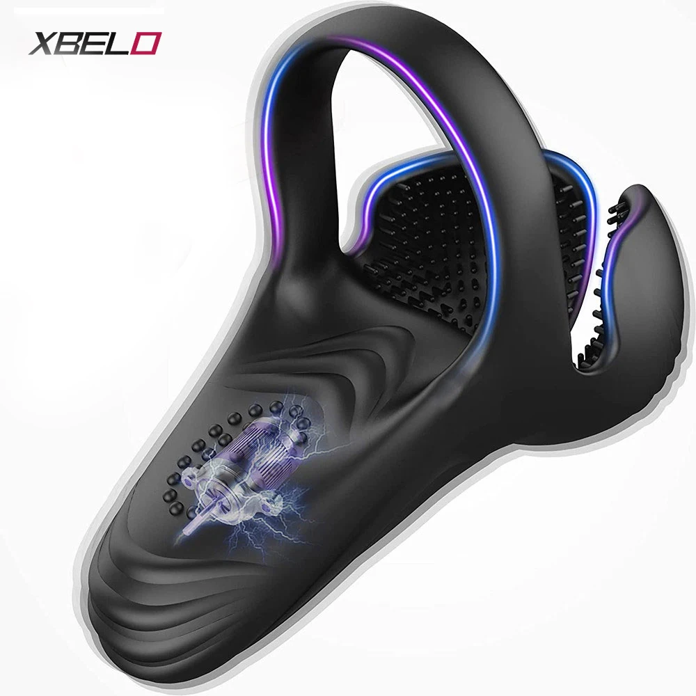 Vibrator Ring For Men Scrotum Stimulator And Testicle Massager_voghion.com
